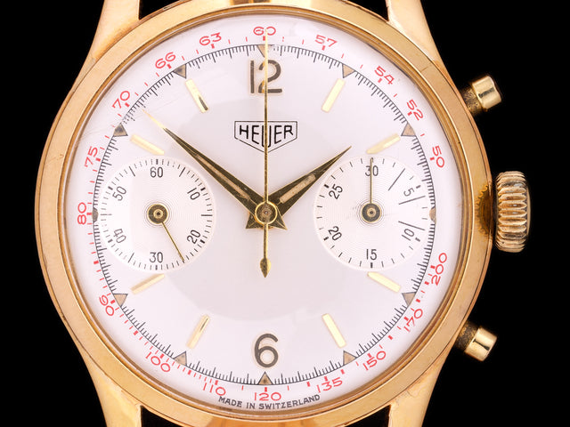 Heuer Pre Carrera Vergoldet 405T 1961