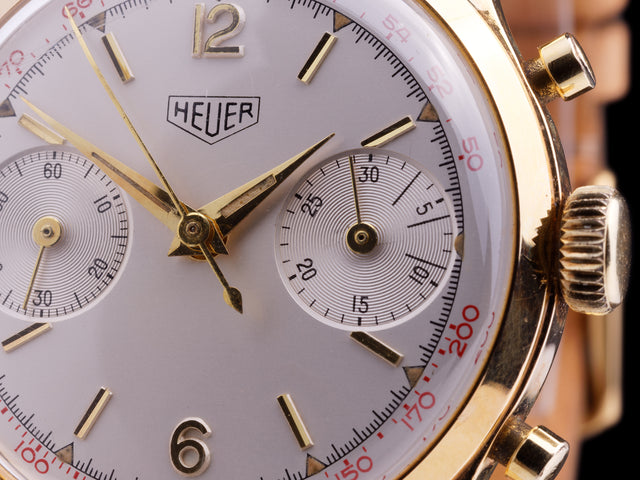 Heuer Pre Carrera Vergoldet 405T 1961