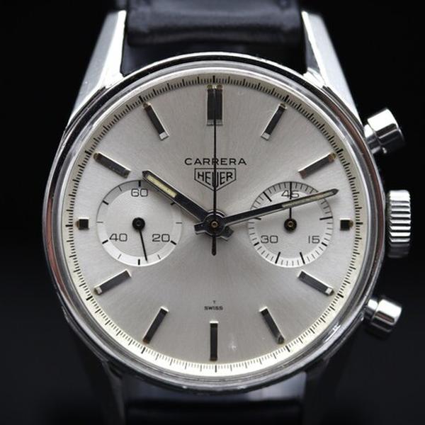 Heuer Carrera Silber 3647 S MINT 1965