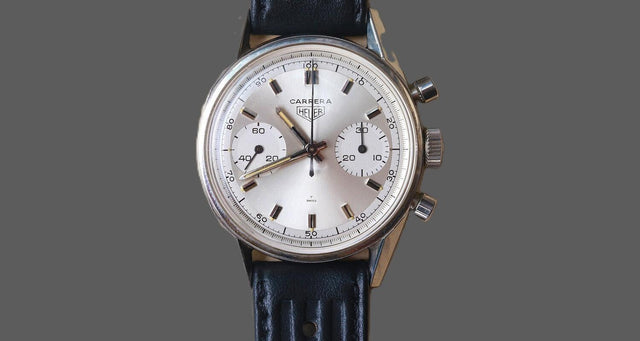 Heuer Carrera Silver 3647 S MINT 1965