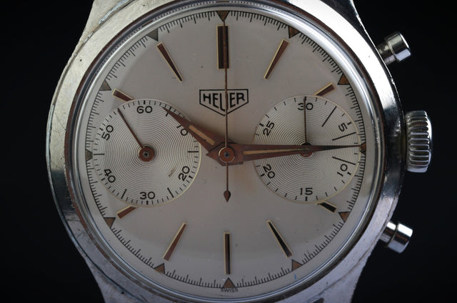Heuer Pre Carrera Big Eyes 3641 MINT 1962