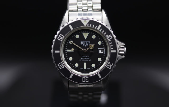 Heuer - Professional Diver Date black 1980s