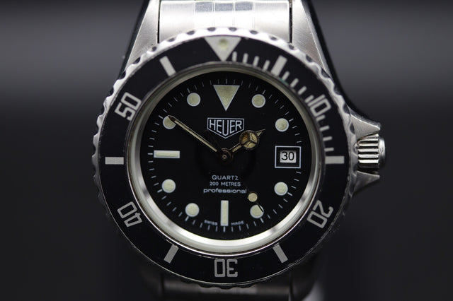 Heuer - Professional Diver Date black 1980s