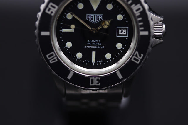 Heuer - Professional Diver Date black 1980s