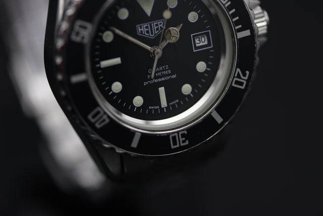Heuer - Professional Diver Date black 1980s