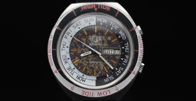 Heuer Solunar Automatik Tropical 1977