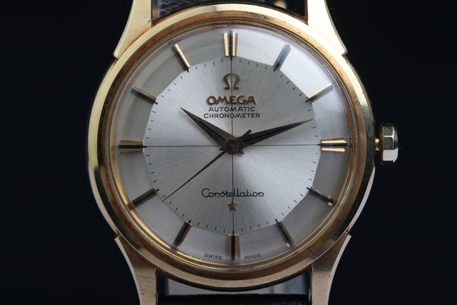 Omega Constellation Timekeeper Pie Pan Gold Complete Set 1961