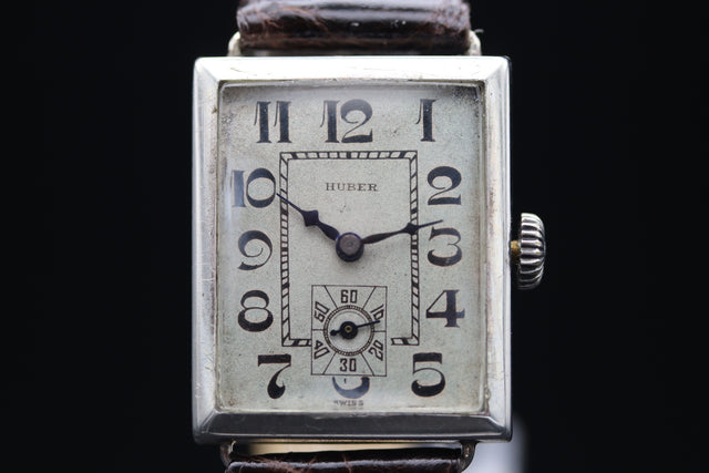 Huber - Tank Art Deco Silver 1940s