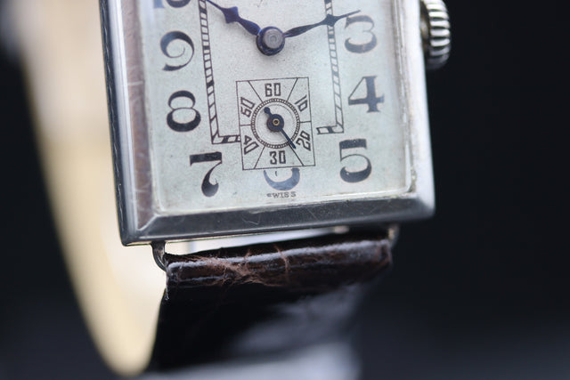 Huber - Tank Art Deco Silver 1940s