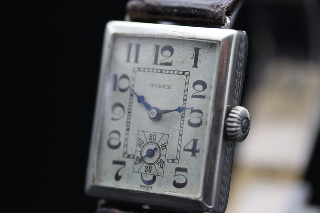 Huber - Tank Art Deco Silver 1940s