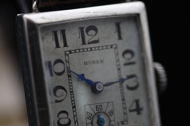 Huber - Tank Art Deco Silver 1940s