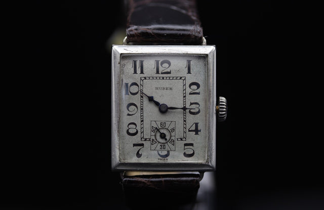 Huber - Tank Art Deco Silver 1940s