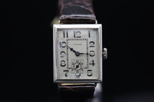 Huber - Tank Art Deco Silver 1940s