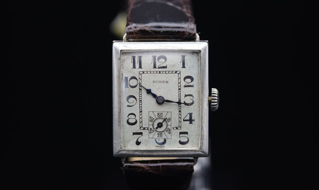 Huber - Tank Art Deco Silver 1940s