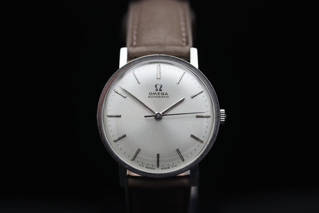 Omega Dresswatch Silber Automatik 1965