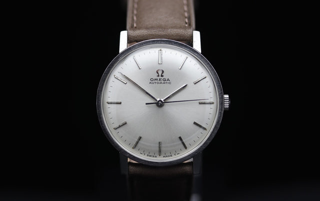 Omega Dresswatch Silber Automatik 1965
