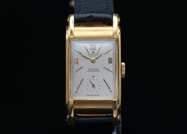 Rolex Prince Chronometer Art Deco 14K Gold 1947