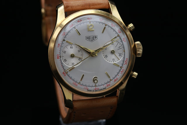 Heuer Pre Carrera Vergoldet 405T 1961
