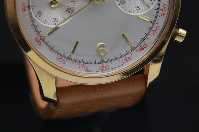 Heuer Pre Carrera Vergoldet 405T 1961