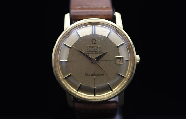 Omega Constellation Chronometer Pie Pan Gold 1967
