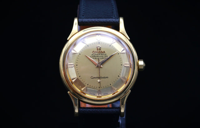 Omega Constellation Chronometer Pie Pan Gold 1954