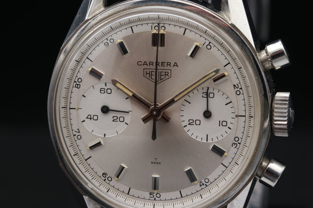 Heuer Carrera Silver 3647 S MINT 1965