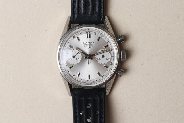 Heuer Carrera Silver 3647 S MINT 1965