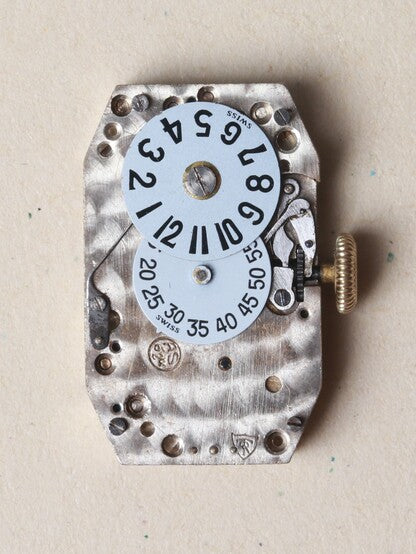 Springende Stunde Golduhr Original 18k 1930s
