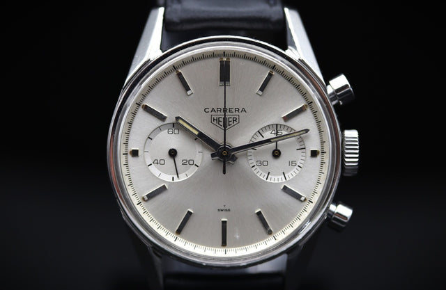Heuer Carrera Silber 3647 S MINT 1965