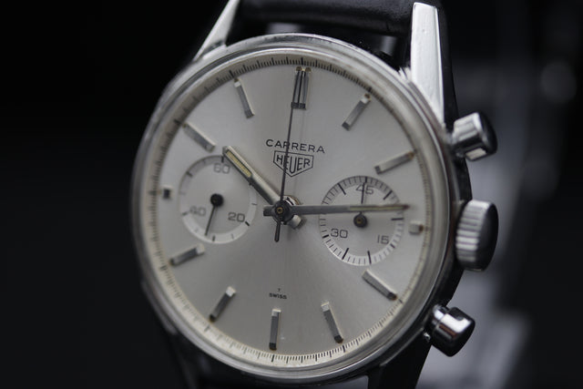 Heuer Carrera Silber 3647 S MINT 1965
