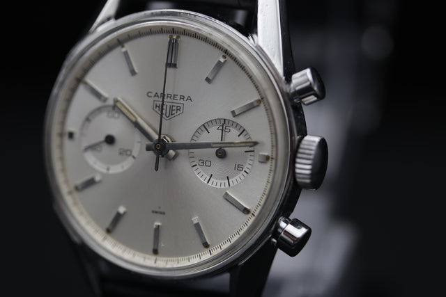 Heuer Carrera Silber 3647 S MINT 1965
