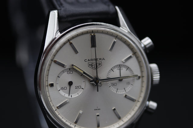 Heuer Carrera Silber 3647 S MINT 1965