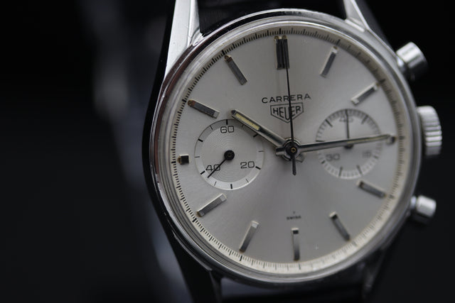 Heuer Carrera Silber 3647 S MINT 1965