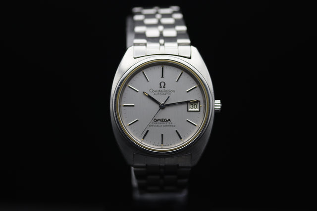 Omega Constellation Chronometer Silber Date 1977
