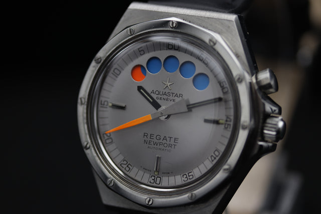 Aquastar Regate Geneve Newport Sailing 1970er