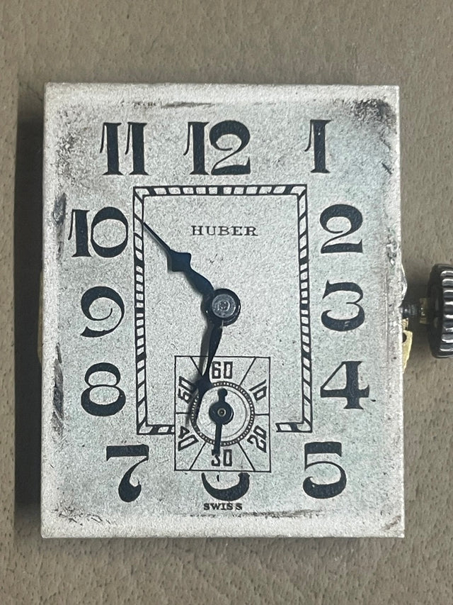 Huber - Tank Art Deco Silver 1940s