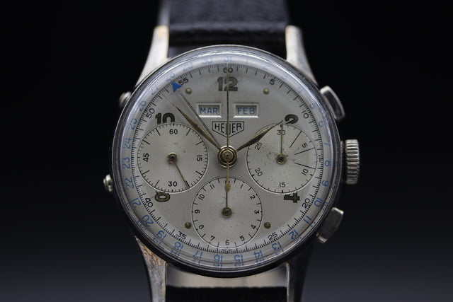 Heuer - Dato Compay Vollkalender 1950s