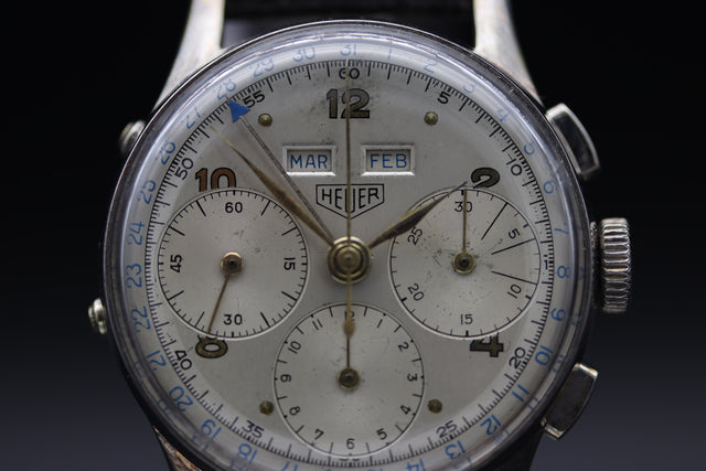 Heuer - Dato Compay Vollkalender 1950s