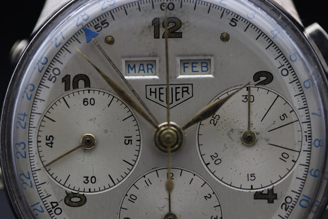 Heuer - Dato Compay Vollkalender 1950s