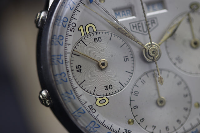 Heuer - Dato Compay Vollkalender 1950s