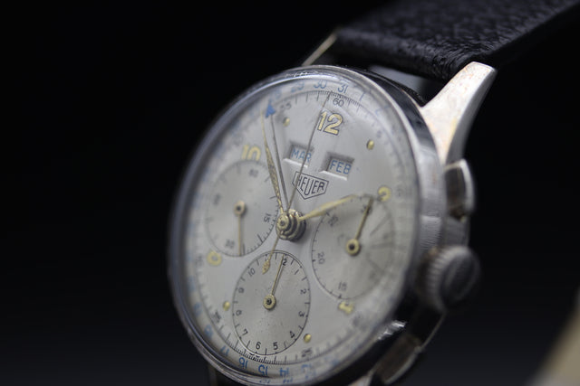 Heuer - Dato Compay Vollkalender 1950s
