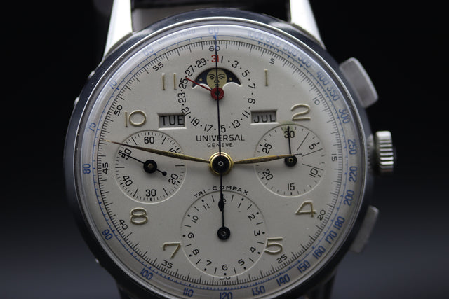 Universal Geneve - Tri Compax Full Calendar 1945s