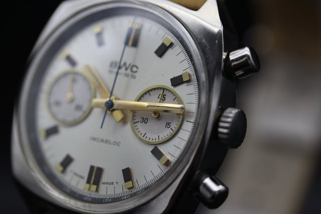 BWC - Chronograph Silber 1970s