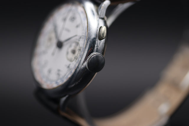 Cyma - Monopusher Jumbo Valjoux 22 1930er