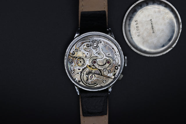 Cyma - Monopusher Jumbo Valjoux 22 1930er