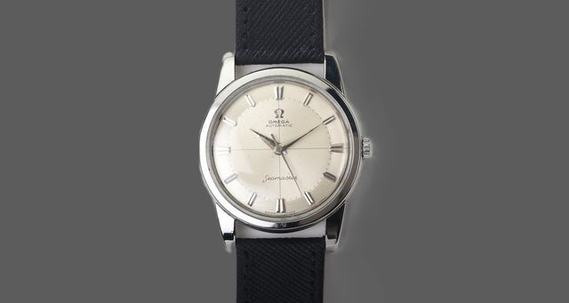 Omega Seamaster Pie Pan Silber 1960s