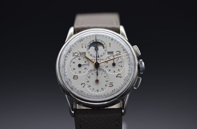 Universal Geneve - Tri Compax Vollkalender 1950s