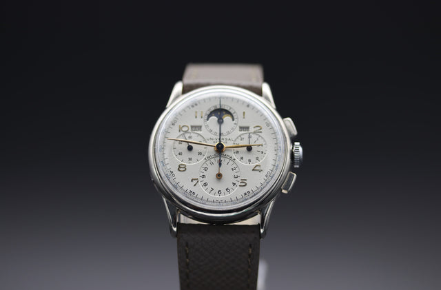 Universal Geneve - Tri Compax Vollkalender 1950s