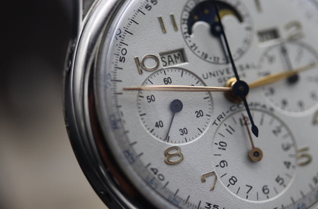 Universal Geneve - Tri Compax Vollkalender 1950s