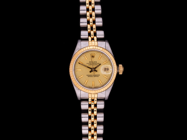 Rolex Datejust Lady 26 Bicolor Papiere 1986
